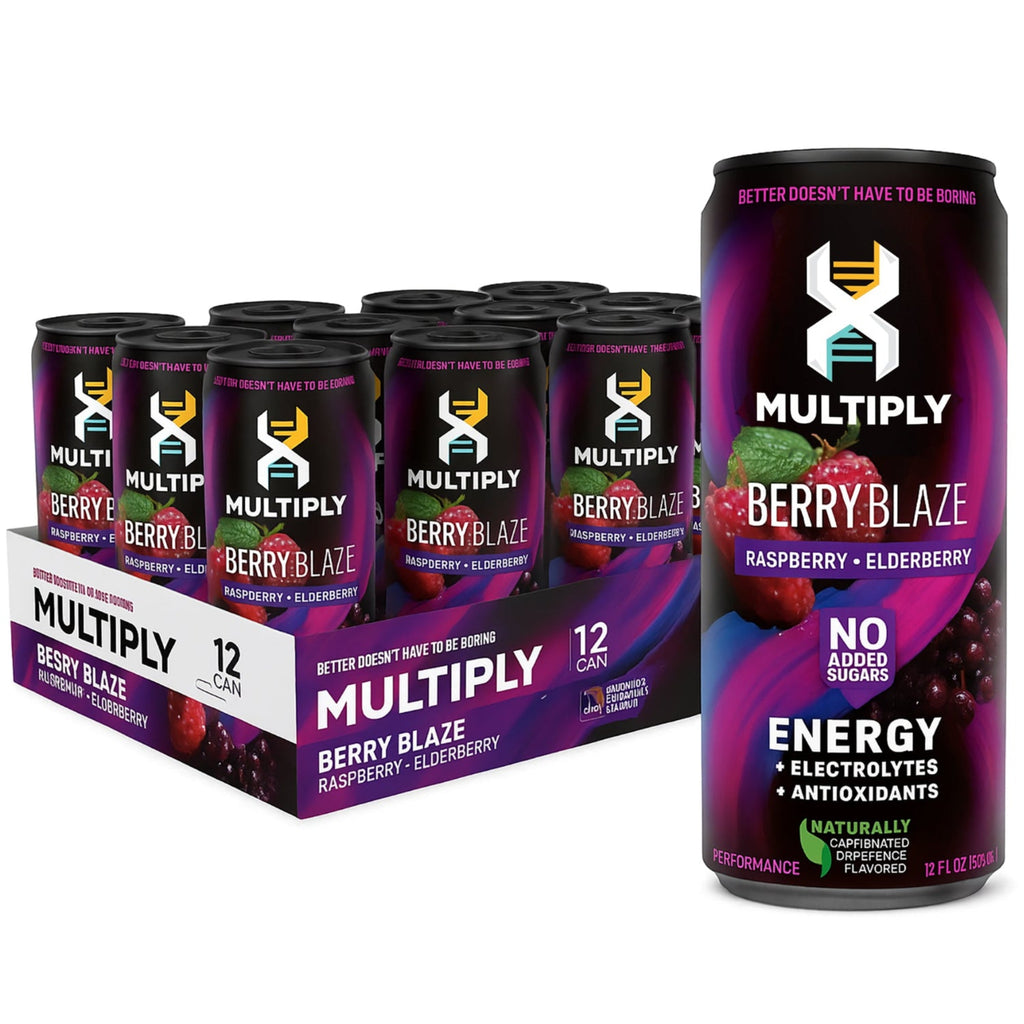 MULTIPLY™ Berry Blaze — Vibrant Raspberry Energy Drink
