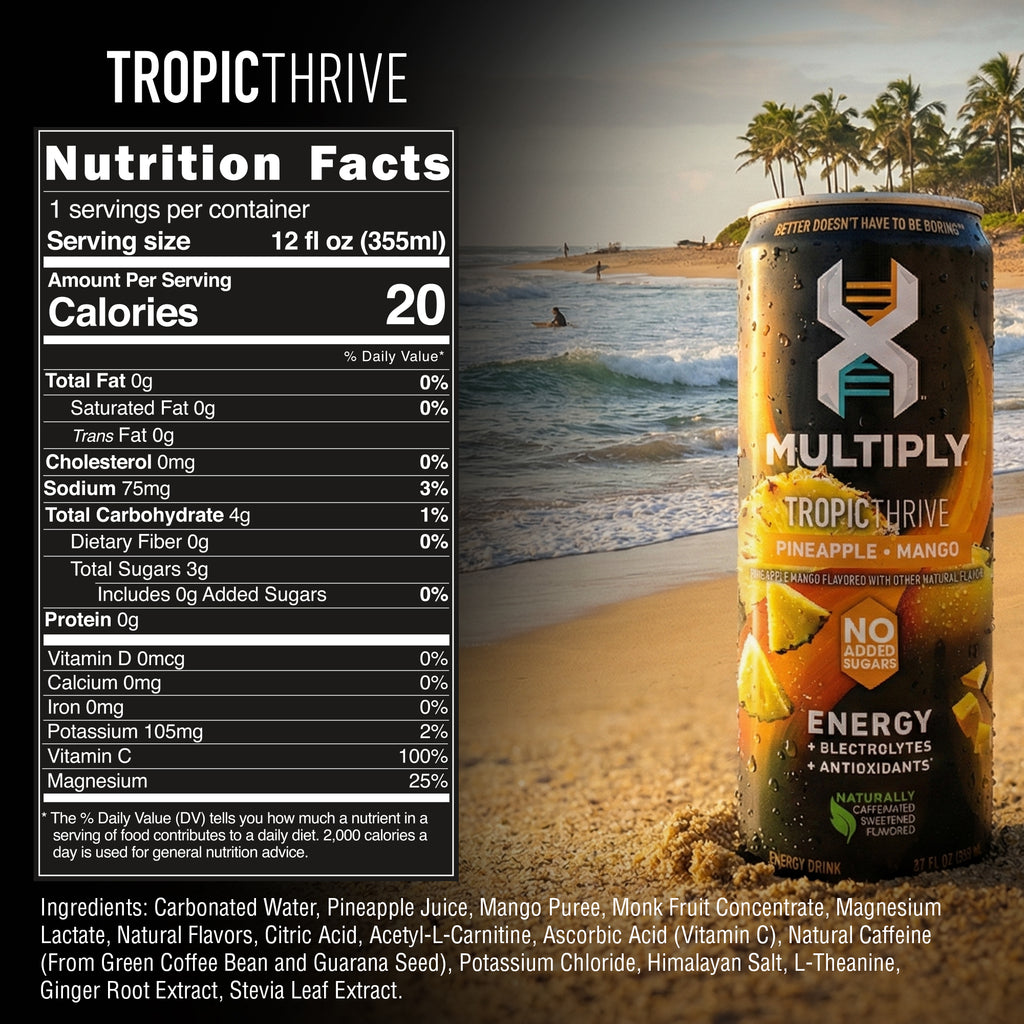 MULTIPLY™ Tropic Thrive — Pineapple Mango Energy Drink